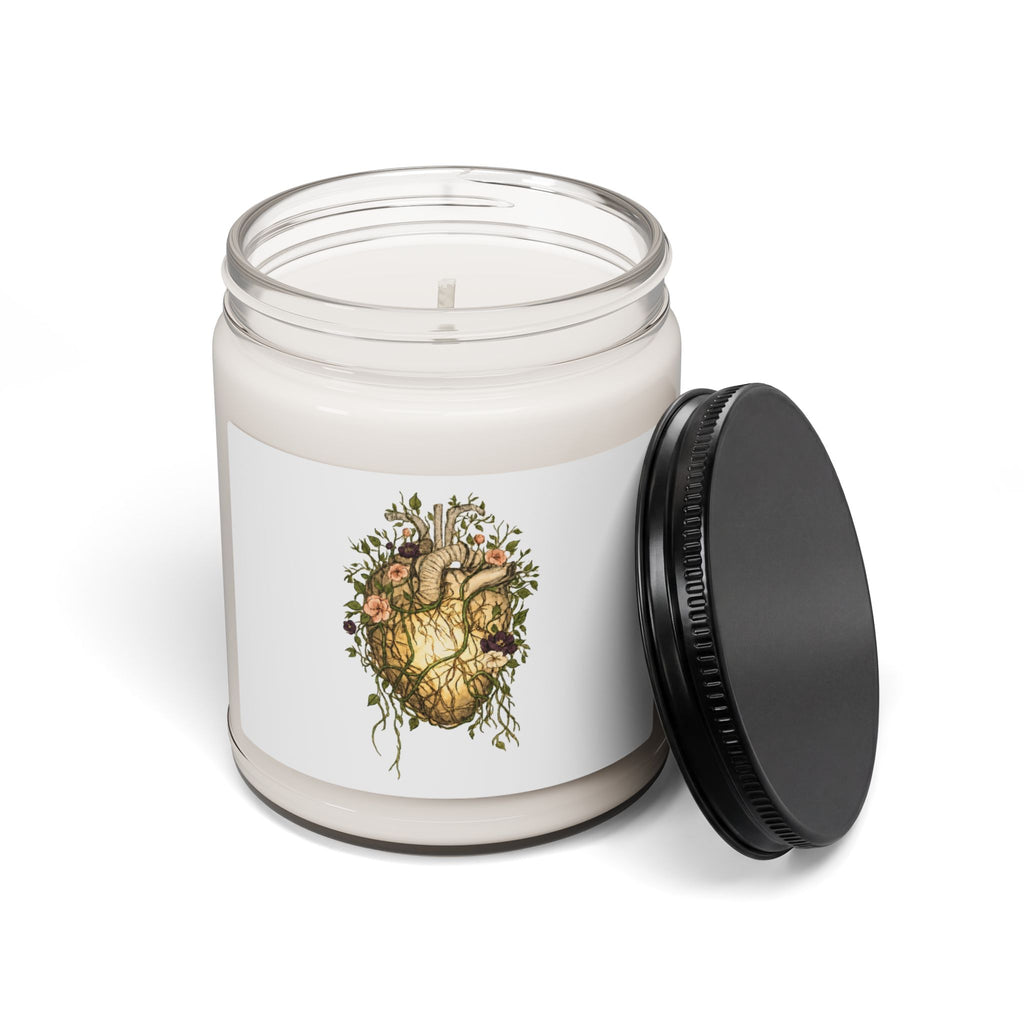 Botanical Heart Candle | 9oz Soy Scented Jar