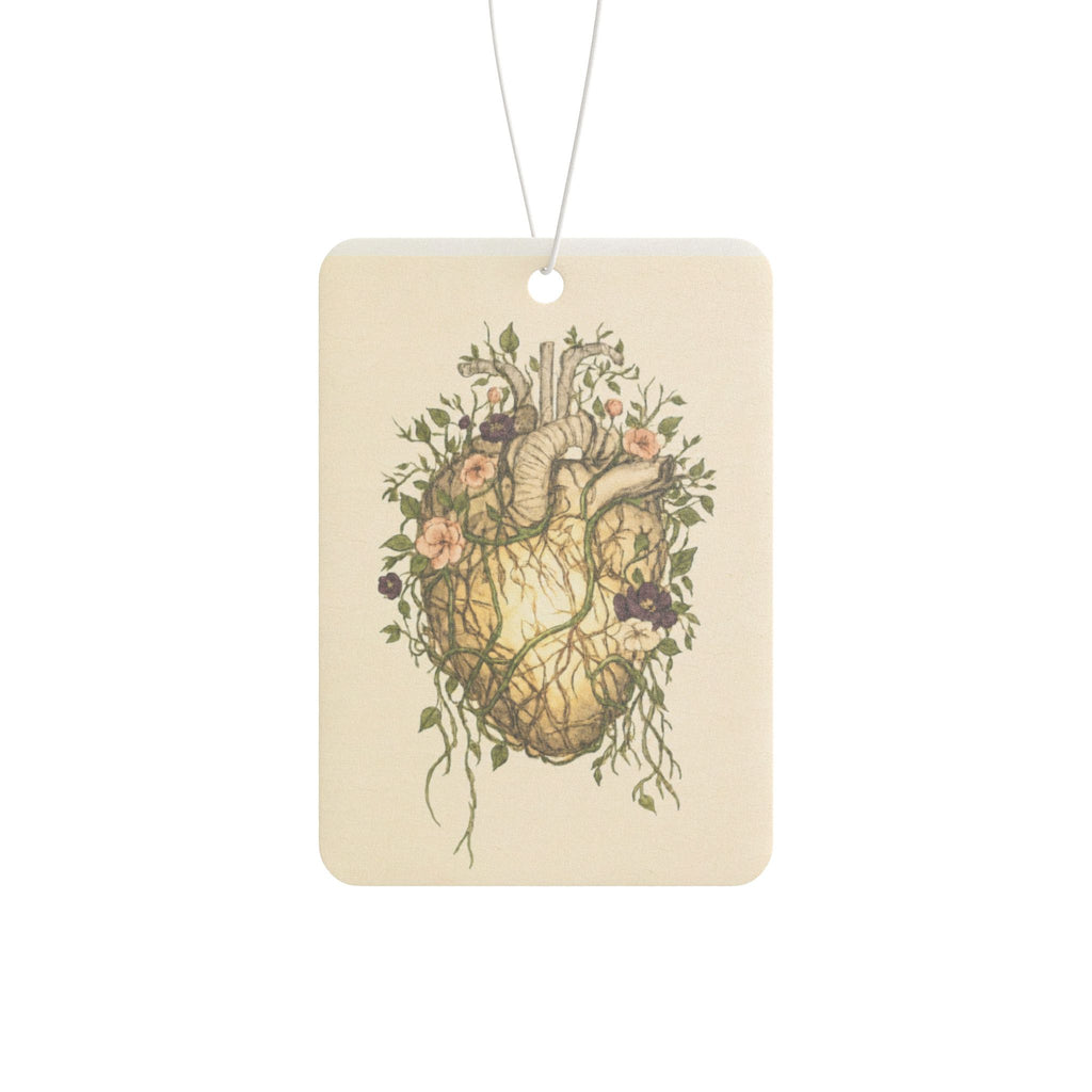 Botanical Heart Car Air Freshener