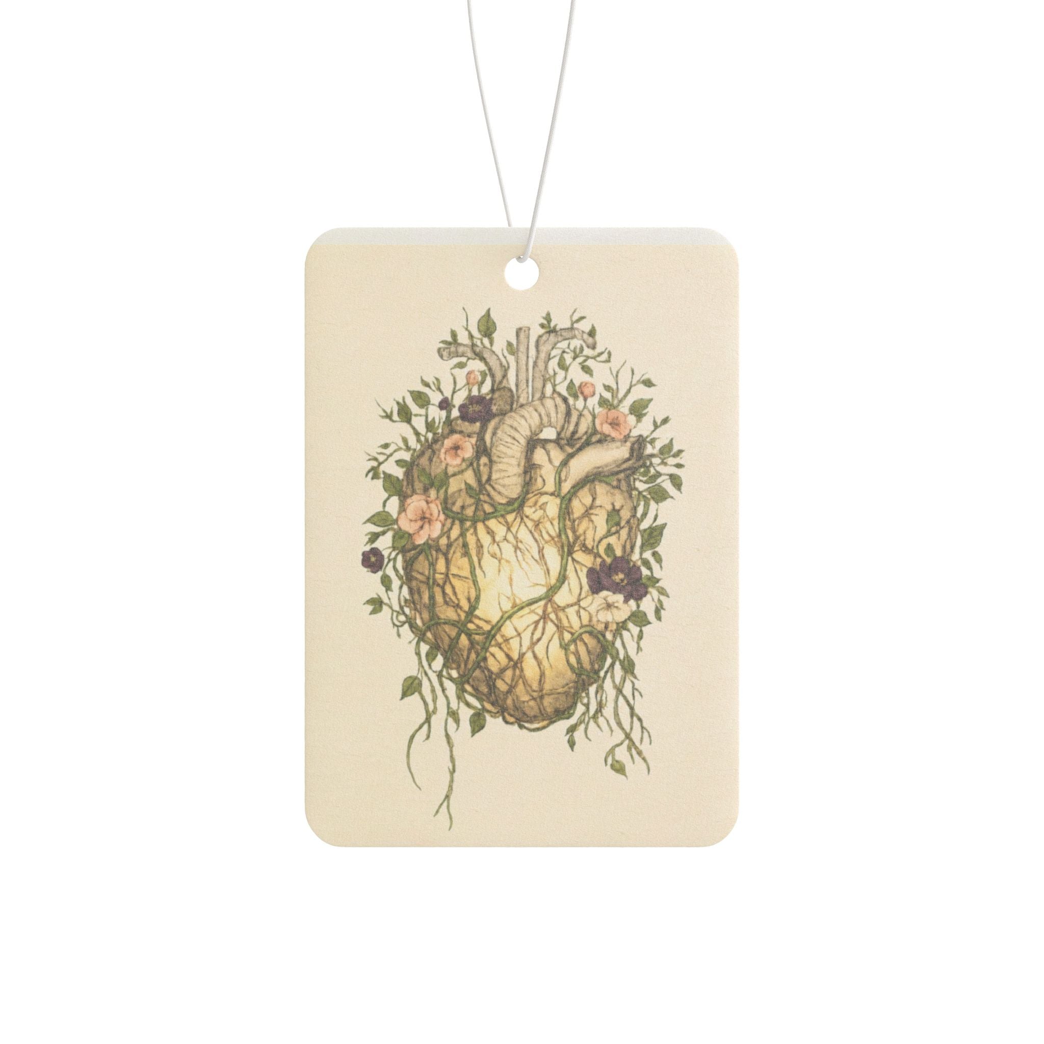 Botanical Heart Car Air Freshener