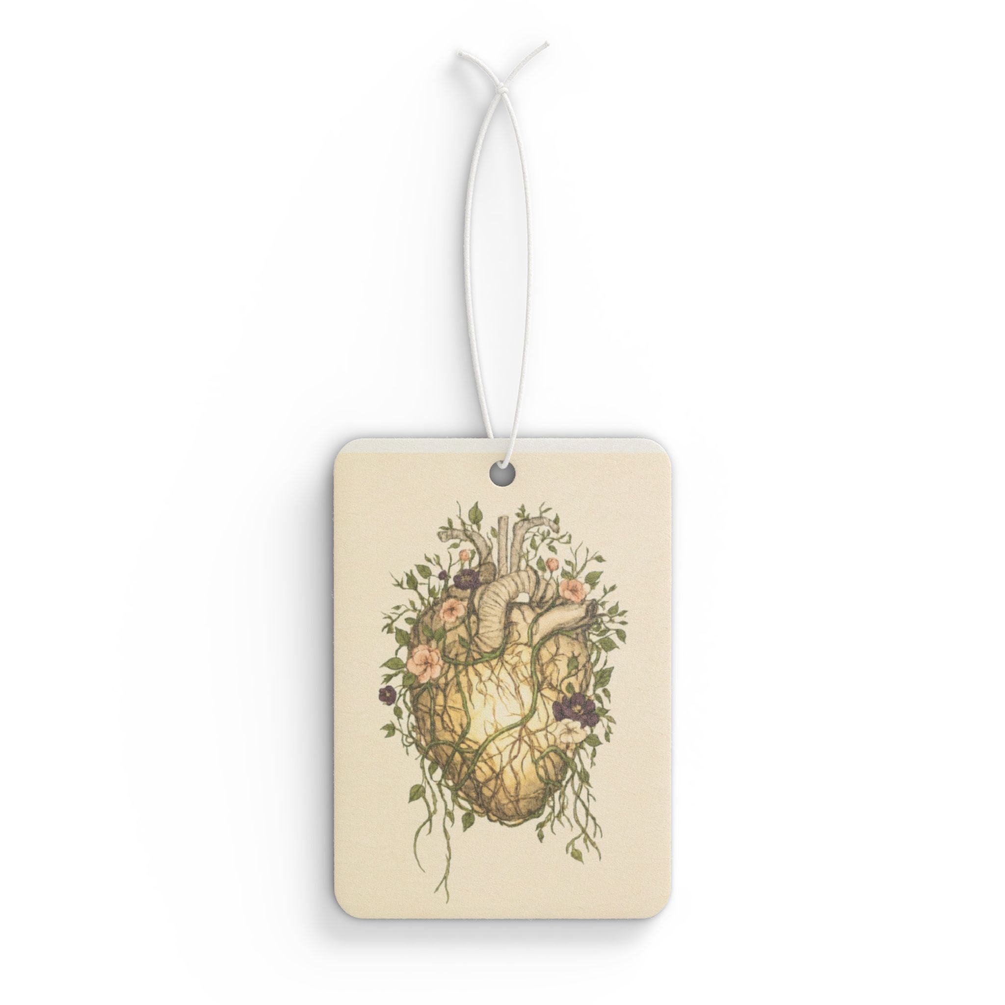 Botanical Heart Car Air Freshener