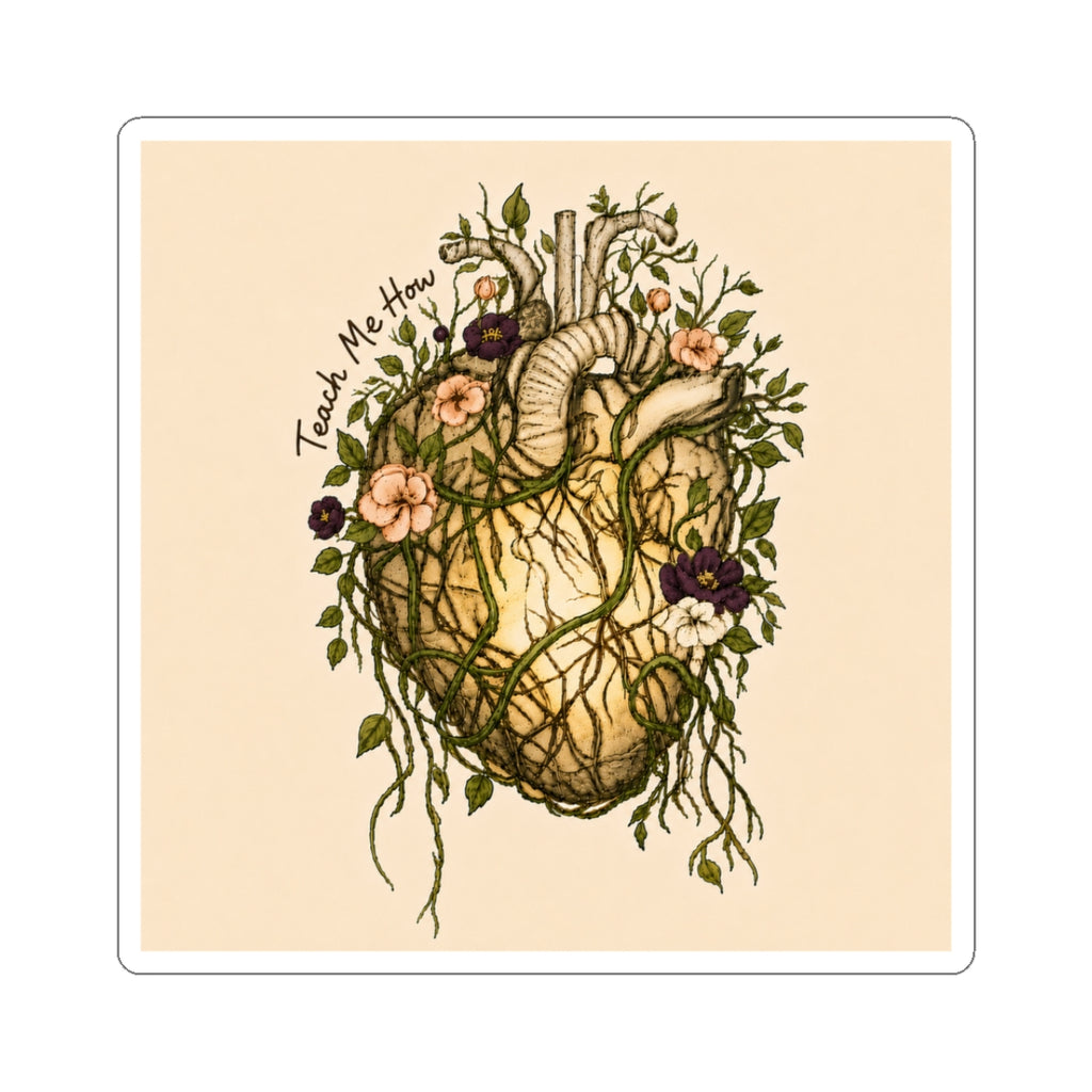 Botanical Heart Sticker- Teach Me How