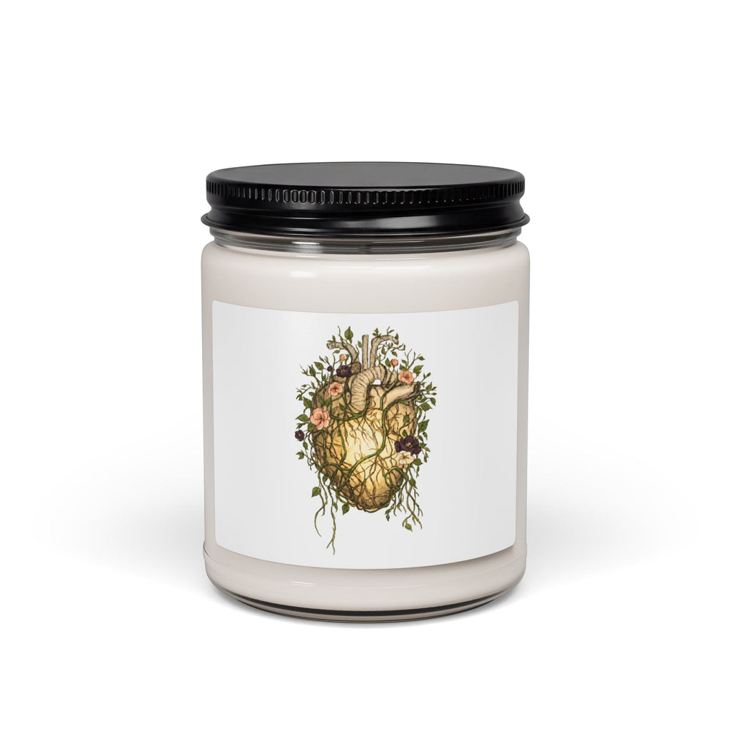 Botanical Heart Candle | 9oz Soy Scented Jar