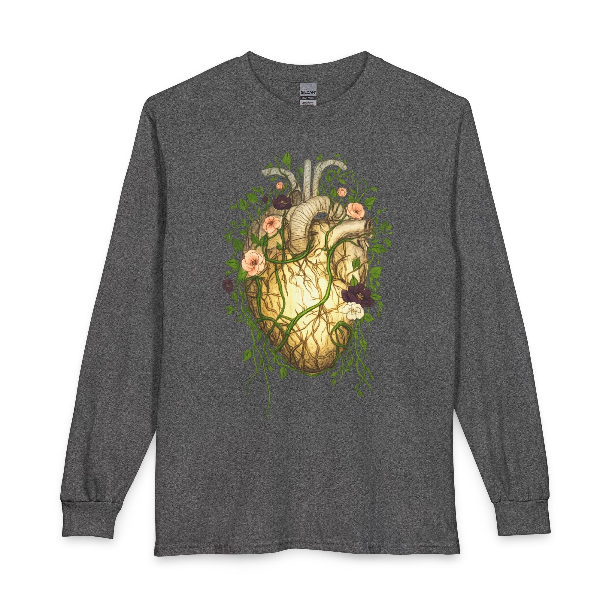 Botanical Heart Long Sleeve Shirt