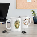 Botanical Heart Coffee Mug (11oz) - Teach Me How