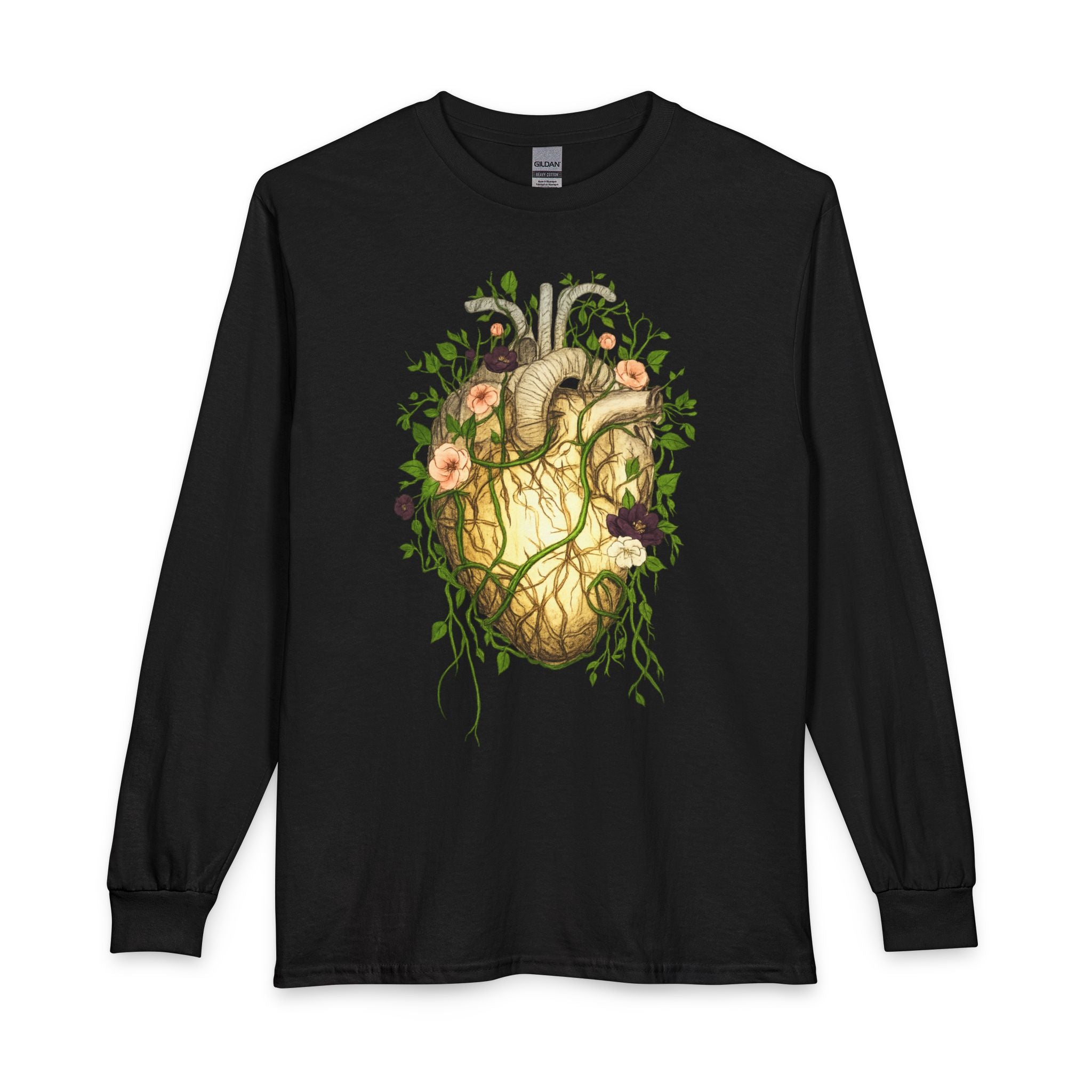 Botanical Heart Long Sleeve Shirt
